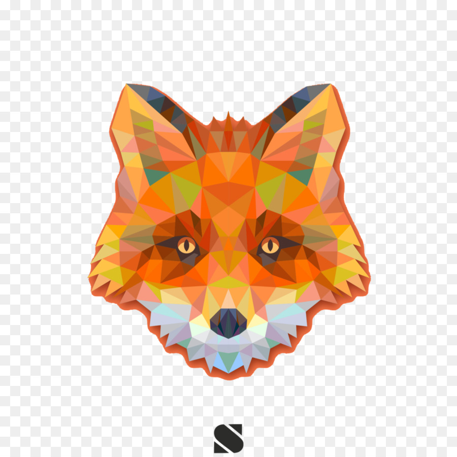 T-shirt Fox Arte - Origami creativo