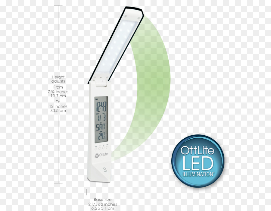 Licht Ott-Lite-Akku-Ladegerät-Lampe-Lithium-Ionen-Akku - Dekorative Vektor design wiederaufladbarer Akku