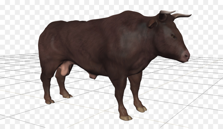 Stier Rind Ochse, Bison Horn - haarige Männer