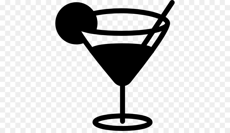 Cocktail Glas Martini, Alkoholisches Getränk - Cocktail