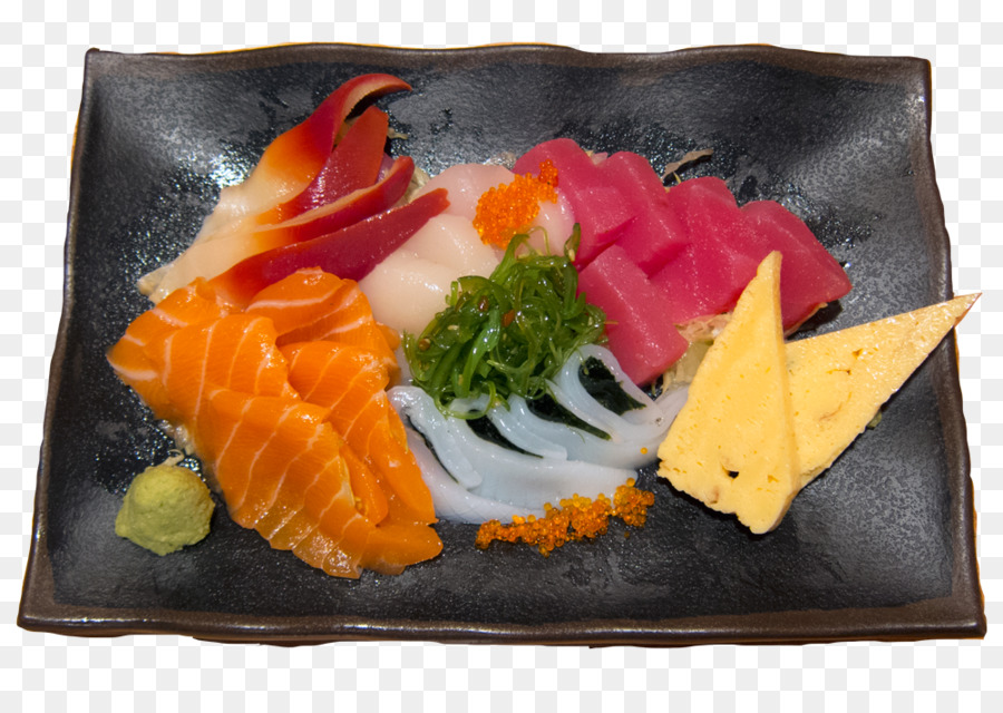 Sashimi di salmone Affumicato, Sushi Lox Guarnire - il sushi va sashimi