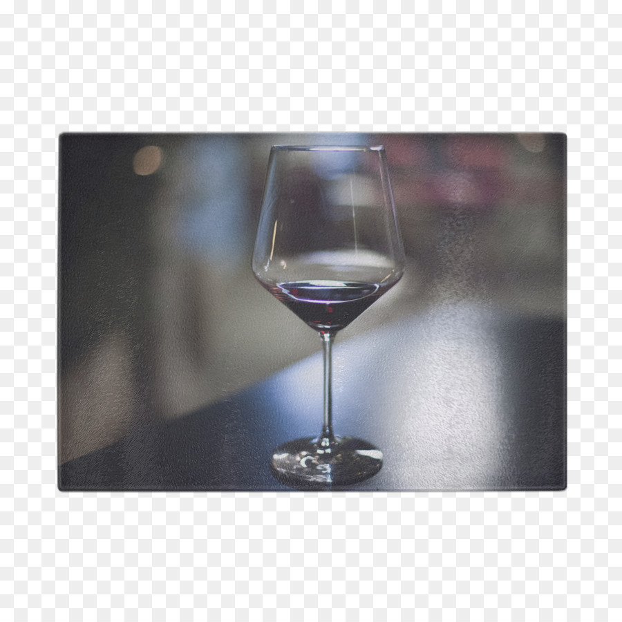 Vino taglieri in vetro per Vino Rosso con un bicchiere di Champagne - vino
