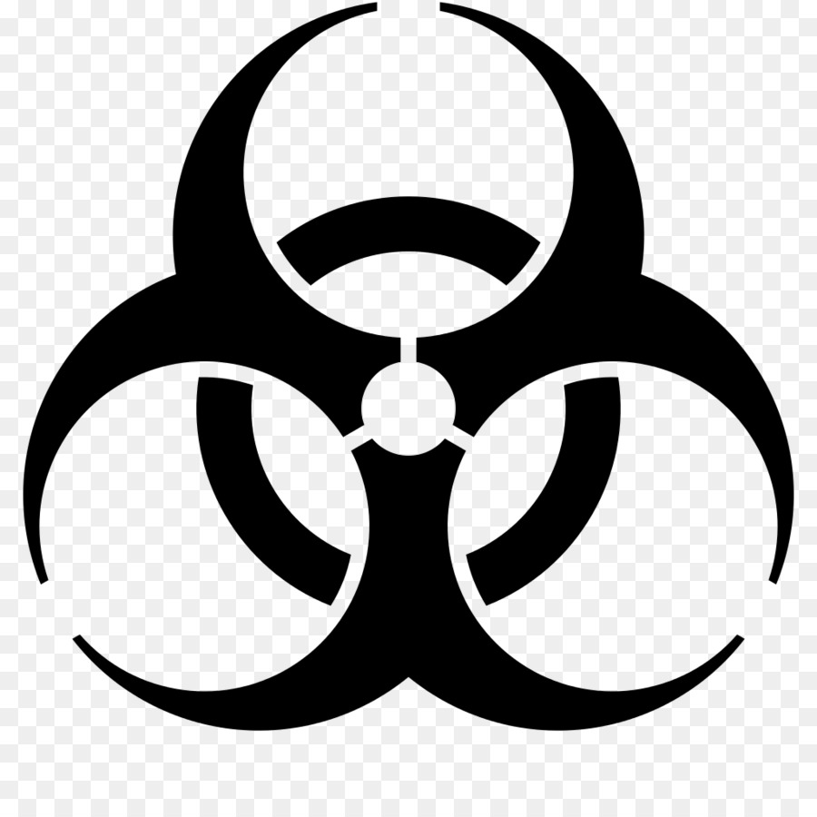 Biological hazard Symbol clipart - biochemische Waffe
