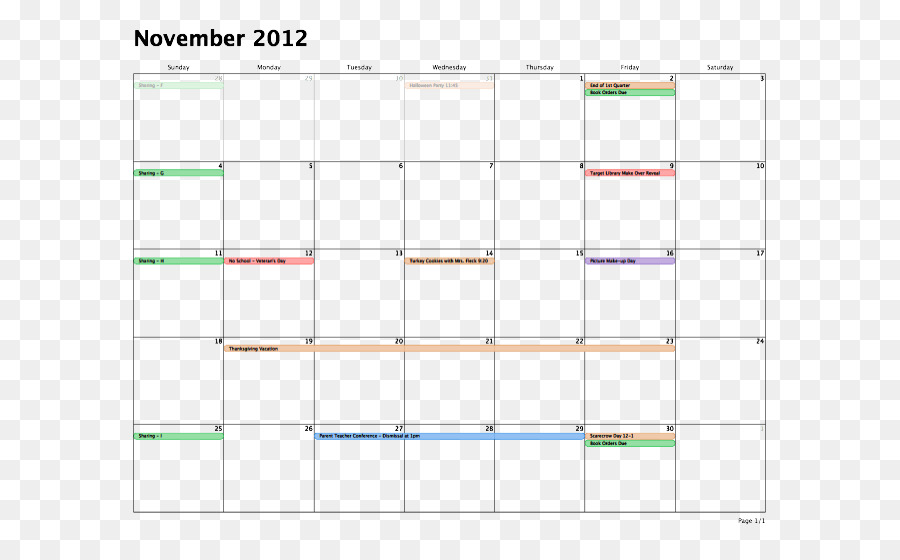 Papier Linie Punkt Winkel Diagramm - november Kalender