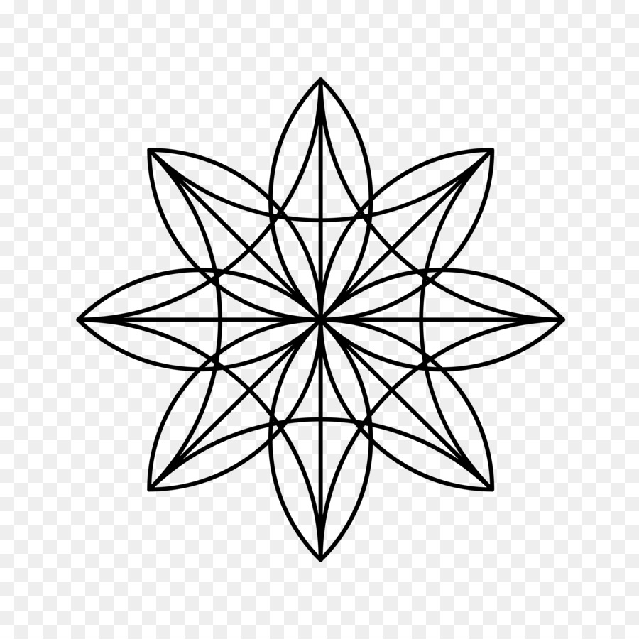 Mandala Malbuch, Zeichnung, Kind, Heilige geometrie - Die Heilige geometrie