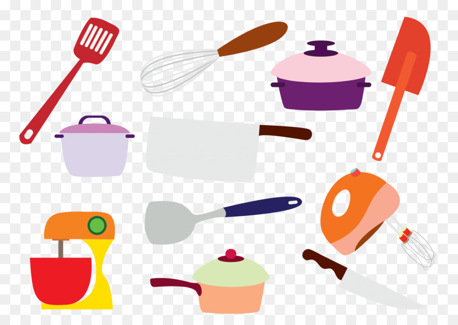 Lezione di piano Nazionale Scuola Secondaria di scuola media, Clip art - colore utensili da cucina