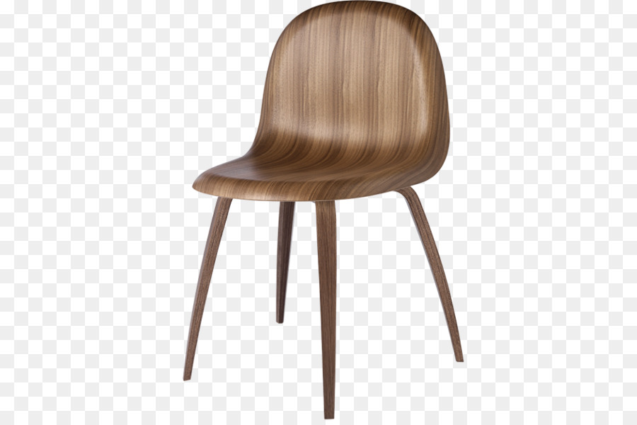 Gubi Chair di Mobili in Legno, sala da Pranzo - blu minimalista, pavimento in legno modello luce mod
