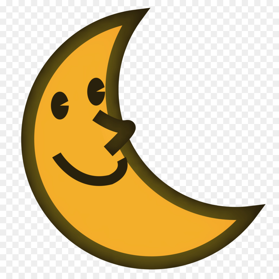 crescent moon emoji transparent