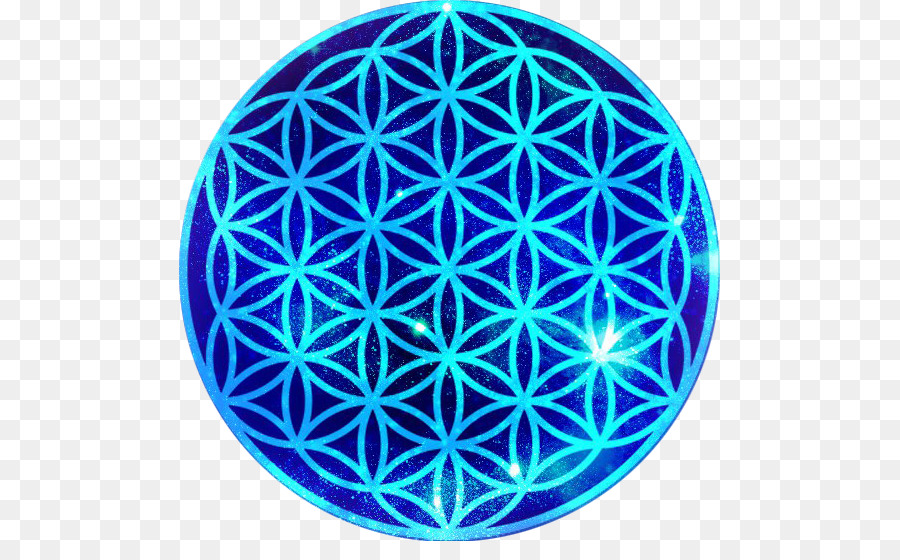 Überlappende Kreise grid-Heilige geometrie-Schablone-Symbol - chinese new year Pfingstrose Blume material