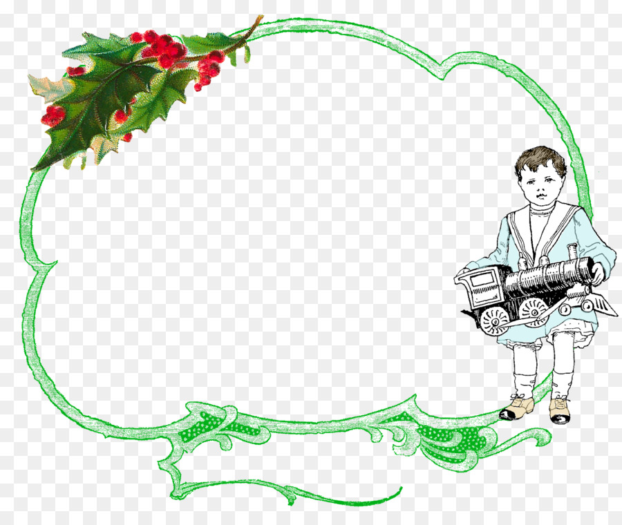 Hoa thiết kế Khung Ảnh con búp Bê Đồ chơi Giáng sinh - biên giới giáng sinh thư viện