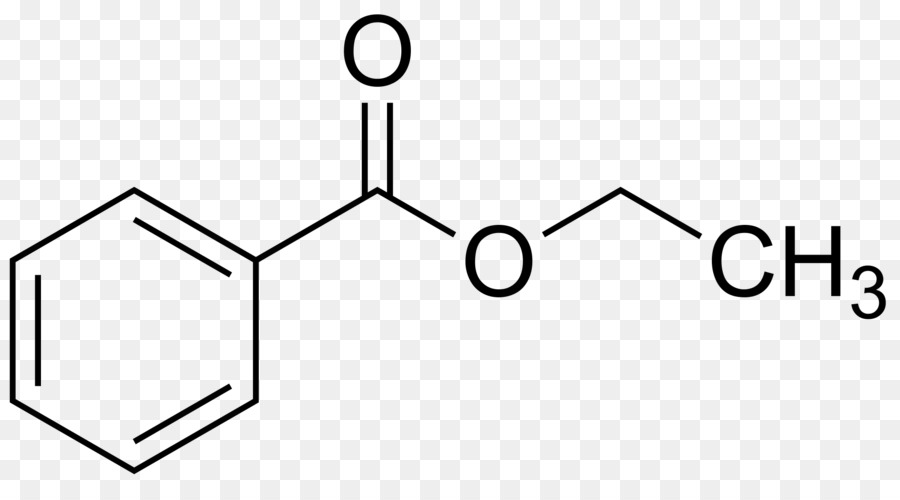 Metil benzoato di Etile gruppo acido Benzoico Estere - Formula di struttura