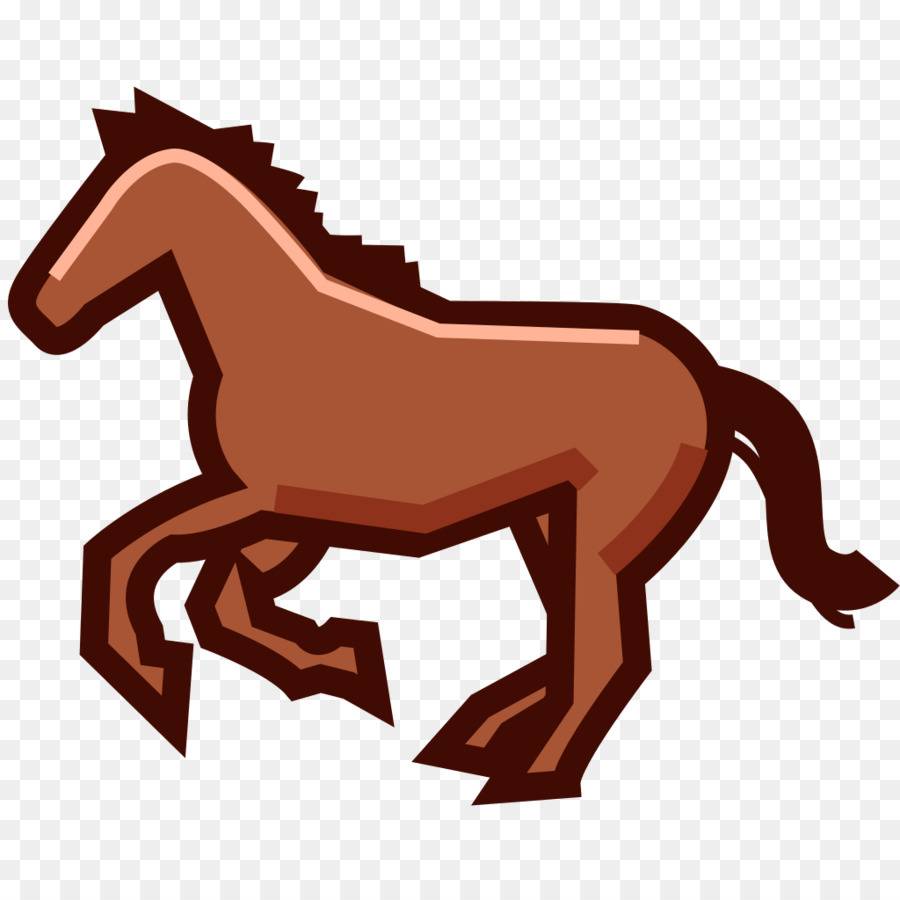 Emoji Mane Mustang Pony Stallone - il cavallo esenta png