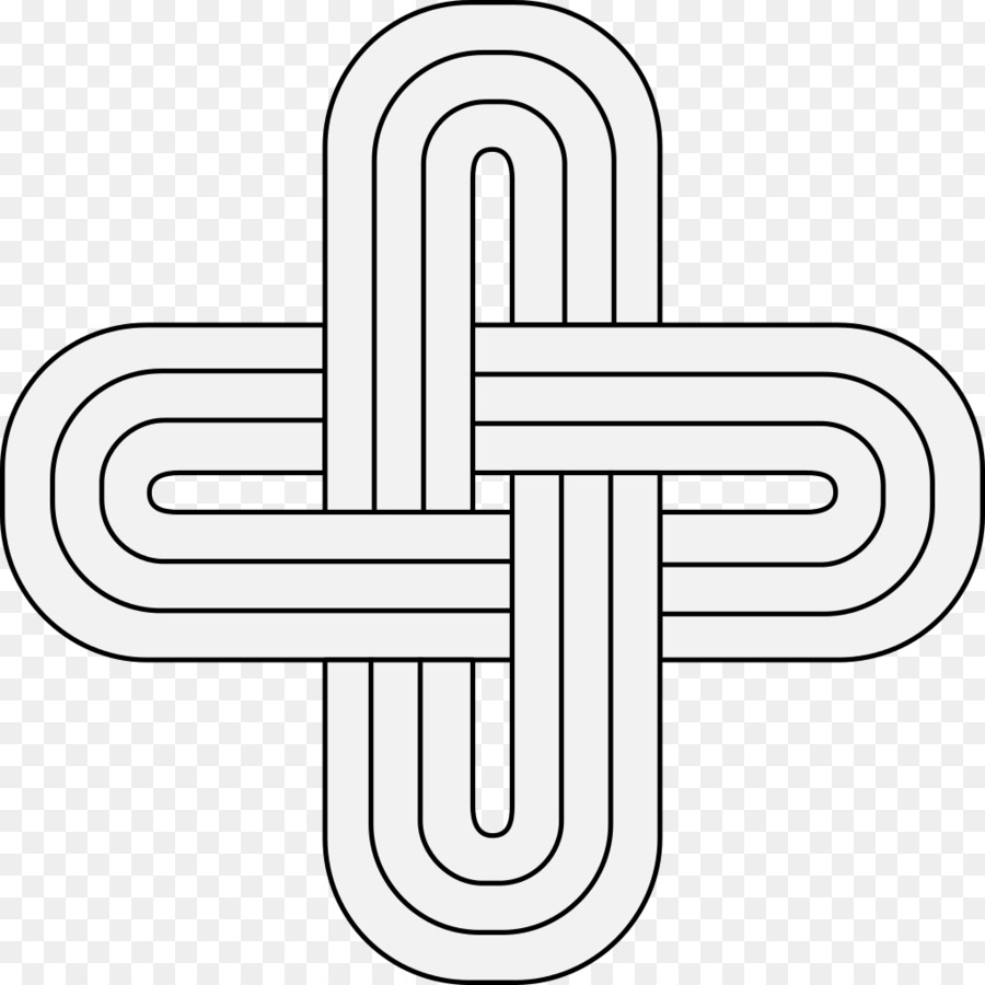 Solomon ' s knot Horizontale und vertikale Zeichnung Muster - Knoten