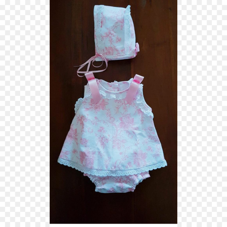 Kleid Rüschen Ärmel-Pink-M - Baby Boutique