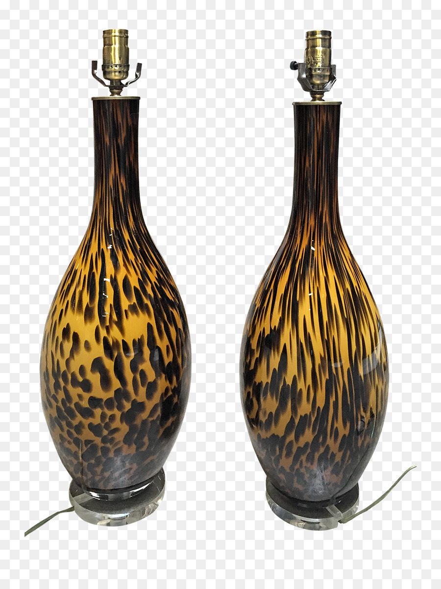Glas-Flasche-Vase - Vase