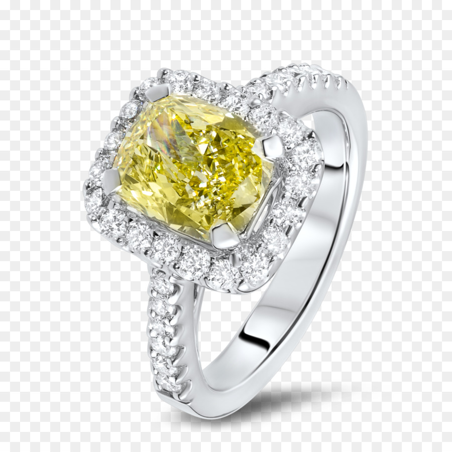 Diamante NS Gioiellieri Gemological Institute of America, Anello Giallo - diamante giallo flyer
