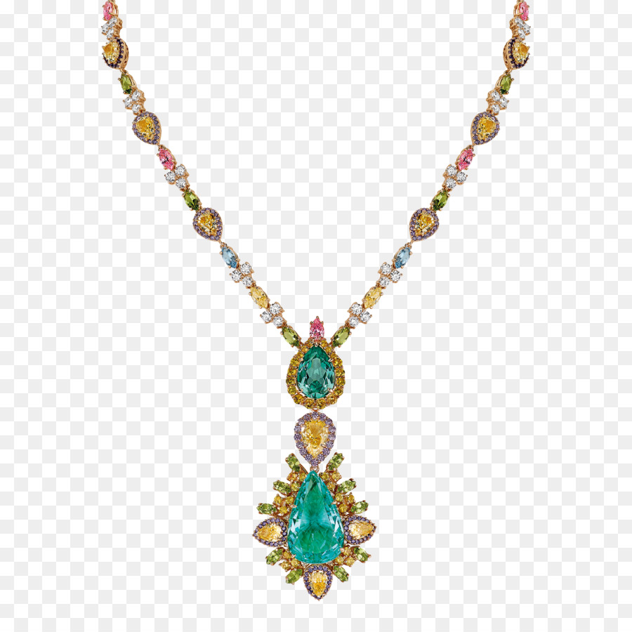Smaragd Bulgari Halskette Ohrring Schmuck - Smaragd