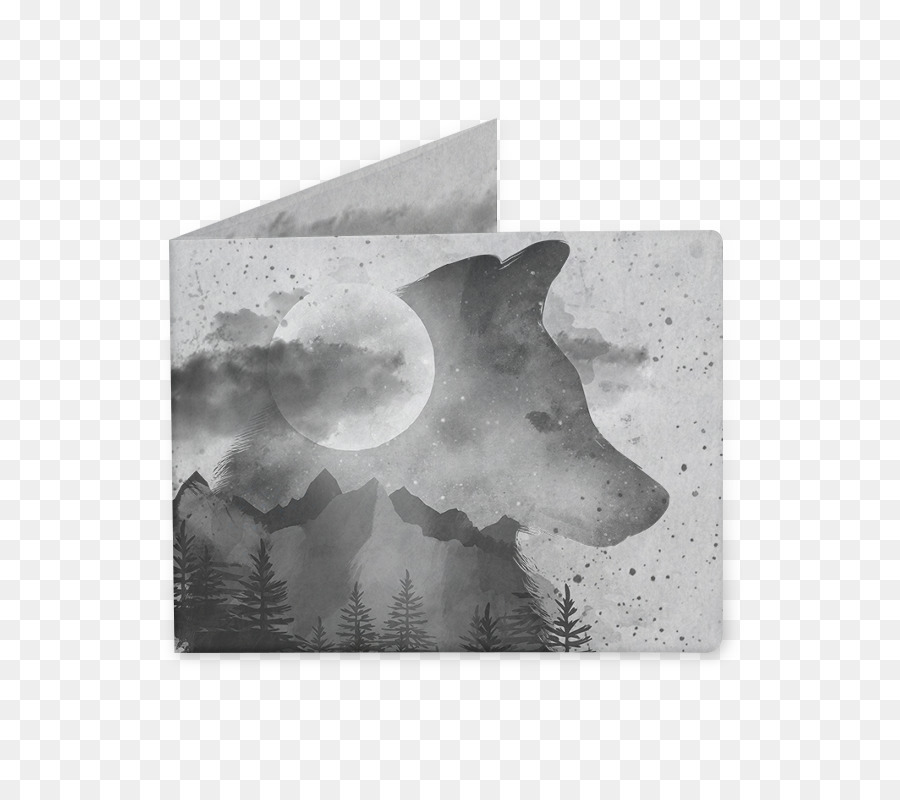 Gray wolf Supermoon. Januar 2018 Mondfinsternis bei Vollmond - der wolf und der Mond
