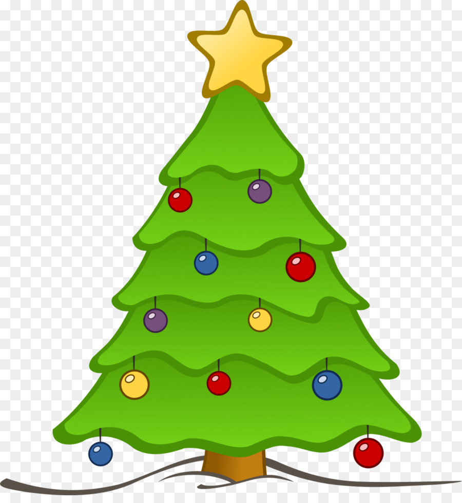Santa Claus Weihnachtsbaum Clip Art - Grüner Weihnachtsbaum