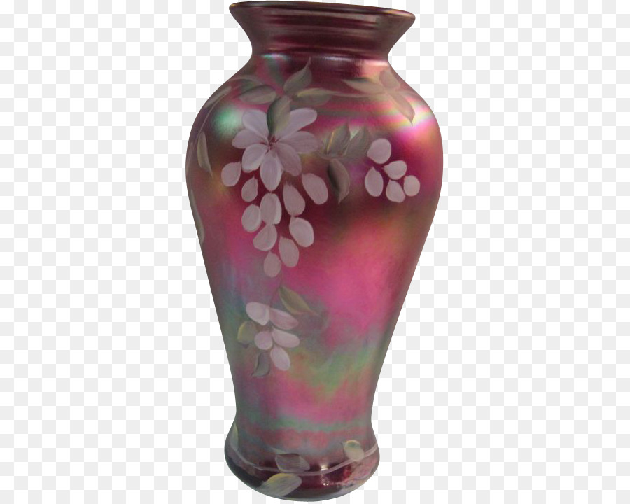 Vaso Fenton Art Glass Company Birmano vetro arte del Vetro - vaso