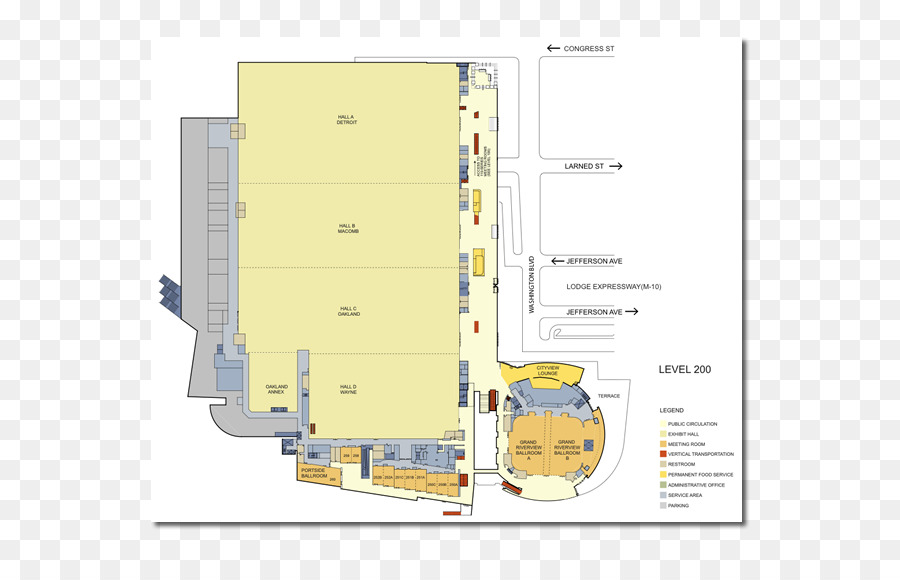 Cobo Center Floor plan MGM Grand Las Vegas Convention center Haus - Haus