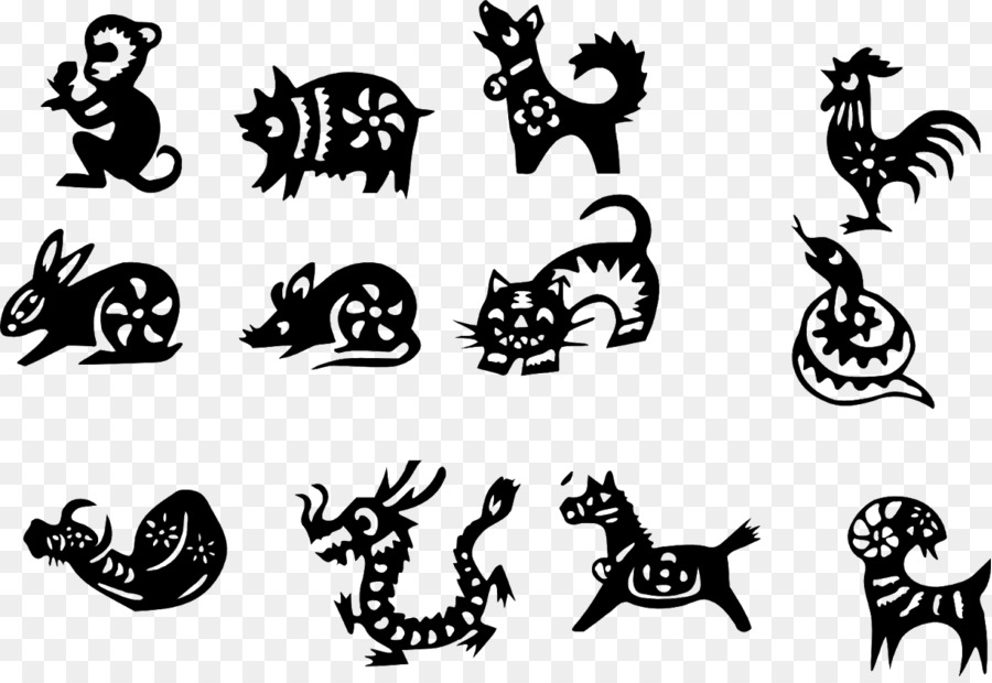 Chinesische Sternzeichen chinesische Neue Jahr Affe-Drache-Symbol - die 12 chinese zodiacs