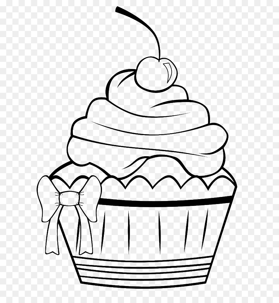 Cupcake Muffin Nón Kem, bánh Sinh nhật bản Vẽ - kem