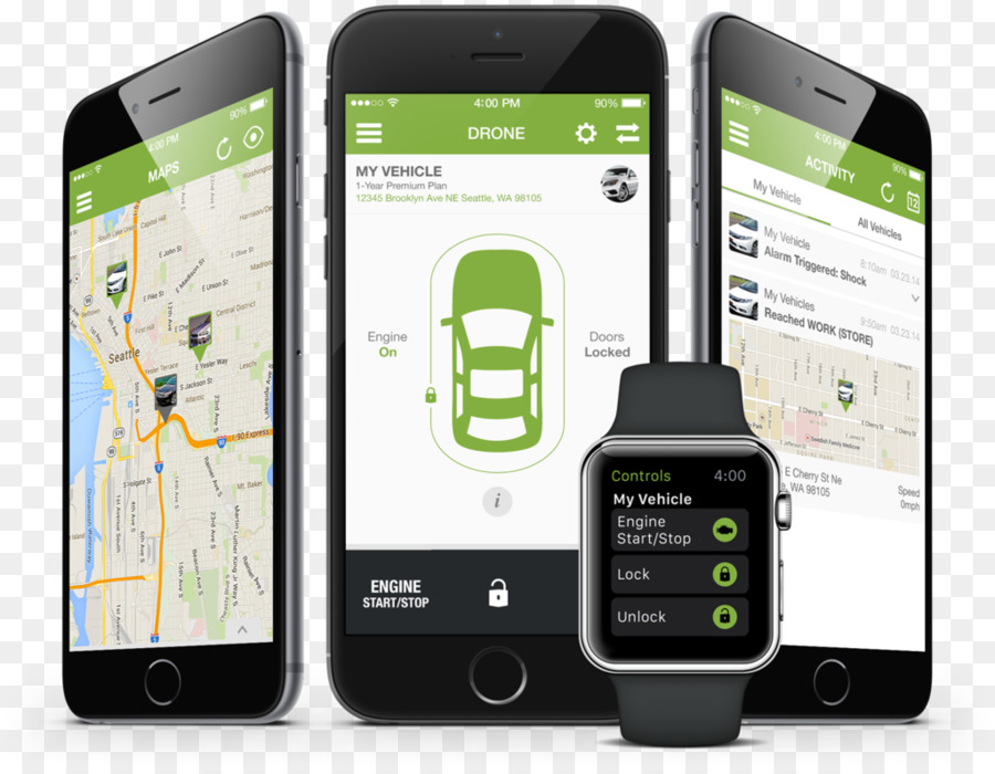 Remote-starter-Smartphone-GPS-tracking-Gerät-Fahrzeug - gps tracking system