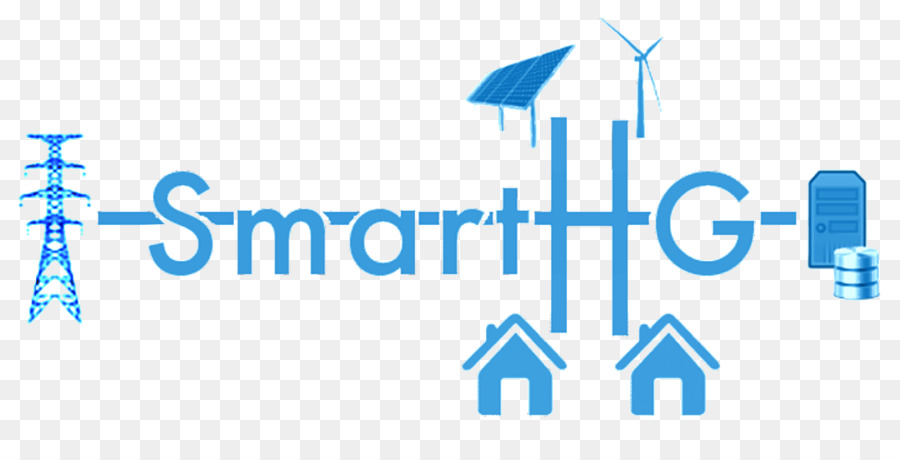 Smart grid Logo dell'Energia Elettrica Organizzazione - poster materiale