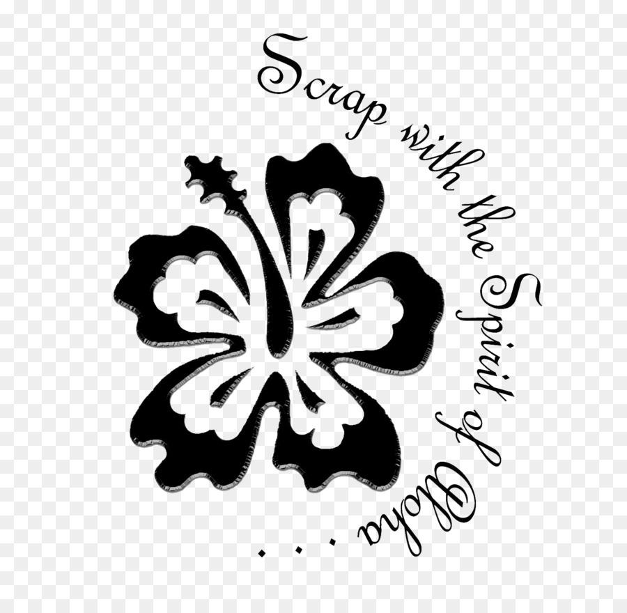 Hibiscus Logo Bianco Tipo Di Carattere - aloha estate