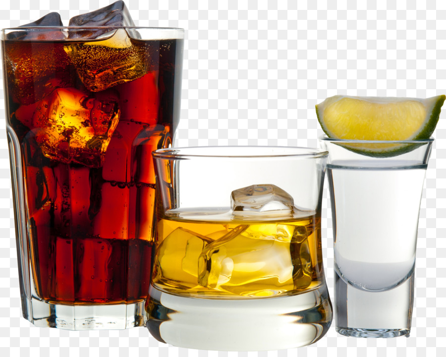 Rum und Cola Cocktail Wodka Kohlensäurehaltige Getränke, Alkoholische Getränke - Cocktail
