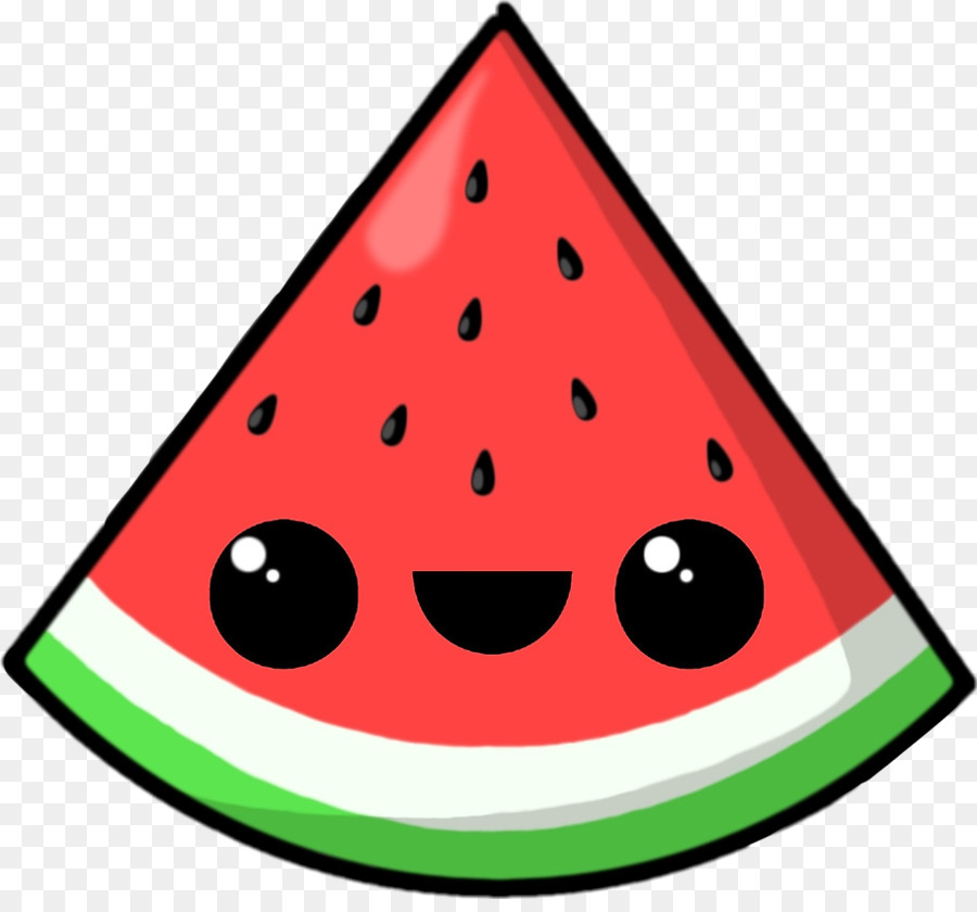 Wassermelone Zeichnung Kavaii T-shirt mit Clip-art - Wassermelone