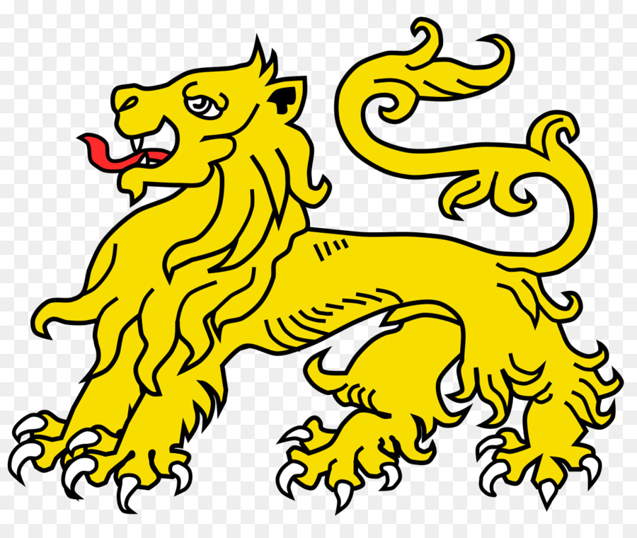 Löwe, Leopard Haltung Der Heraldik Oder - Löwe