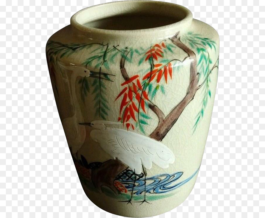 Keramik-Keramik-Satsuma ware Vase Kiyomizu-ware - Vase