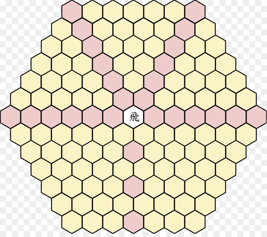 Hexagon-Waben Kristall Sannin shogi-clipart - Drei dimensionale hexagon schwarz