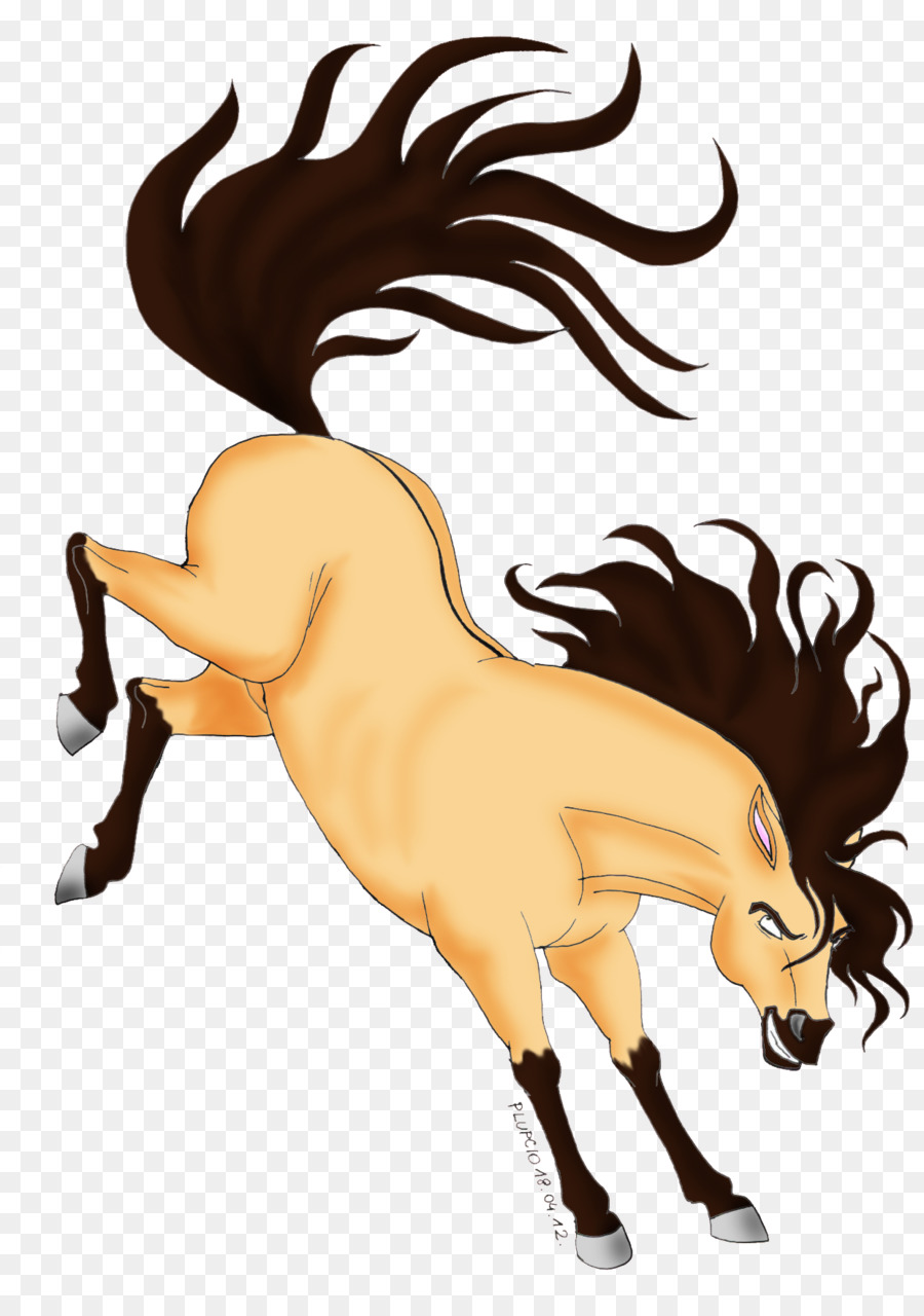 Mustang Pony-Hengst Wild horse Clip art - Hengst clipart