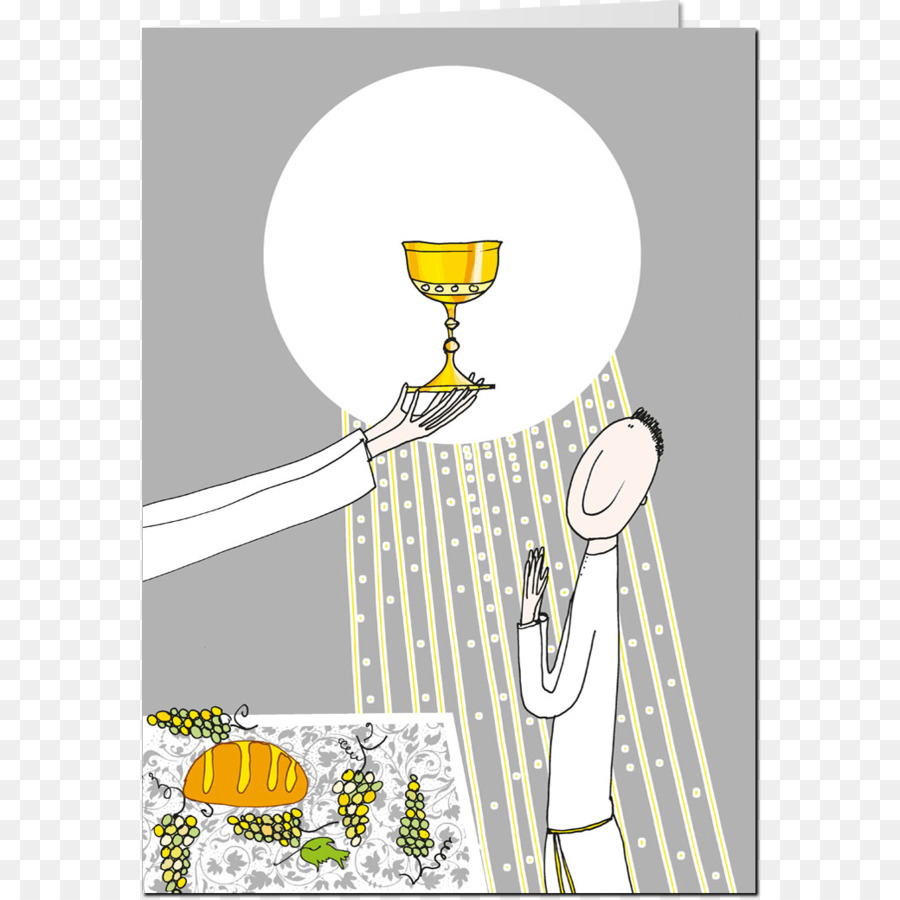 Die Erste Kommunion Grußkarten & Grußkarten Postkarten Eucharistie - andere