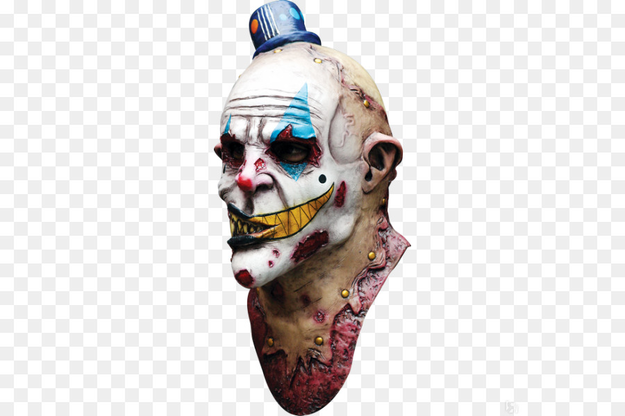 Maske Böser clown Halloween-Kostüm - Maske