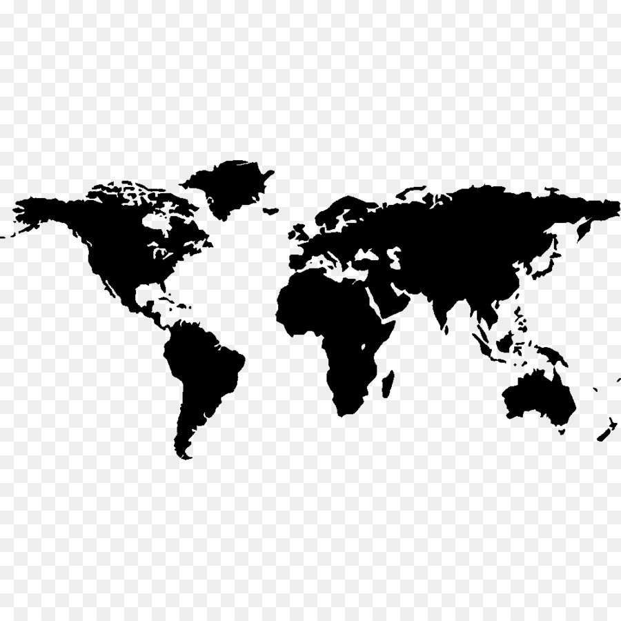 Weltkarte Globe - Karte exquisite Grafik Malerei