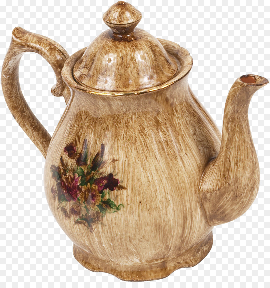 Teekanne Wasserkocher Aus Keramik Pottery Jug - hohe Teekanne