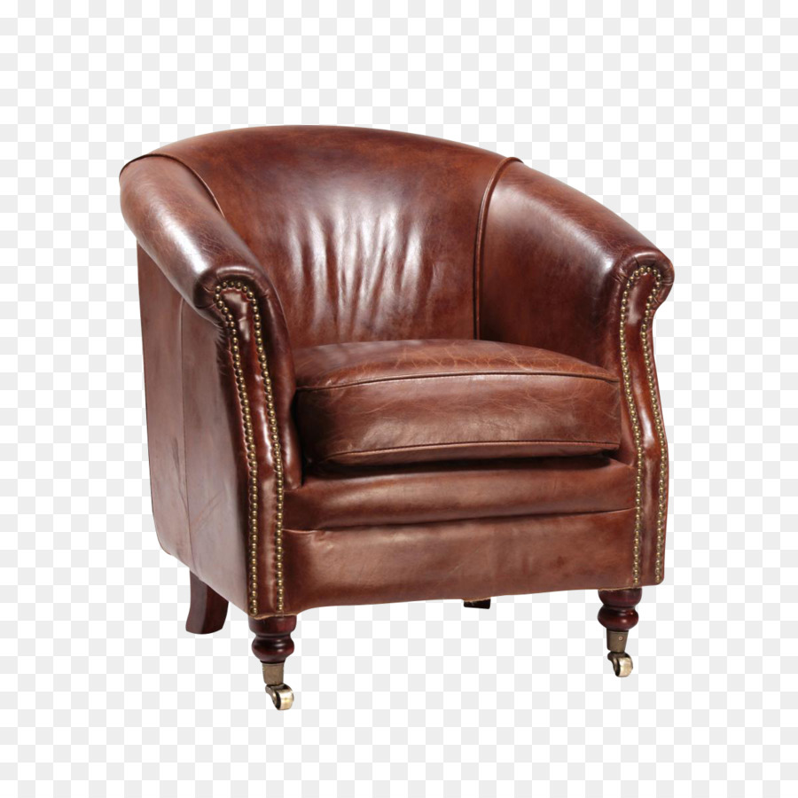 Club Sessel Couch Leder Sessel - echte Leder Stühle