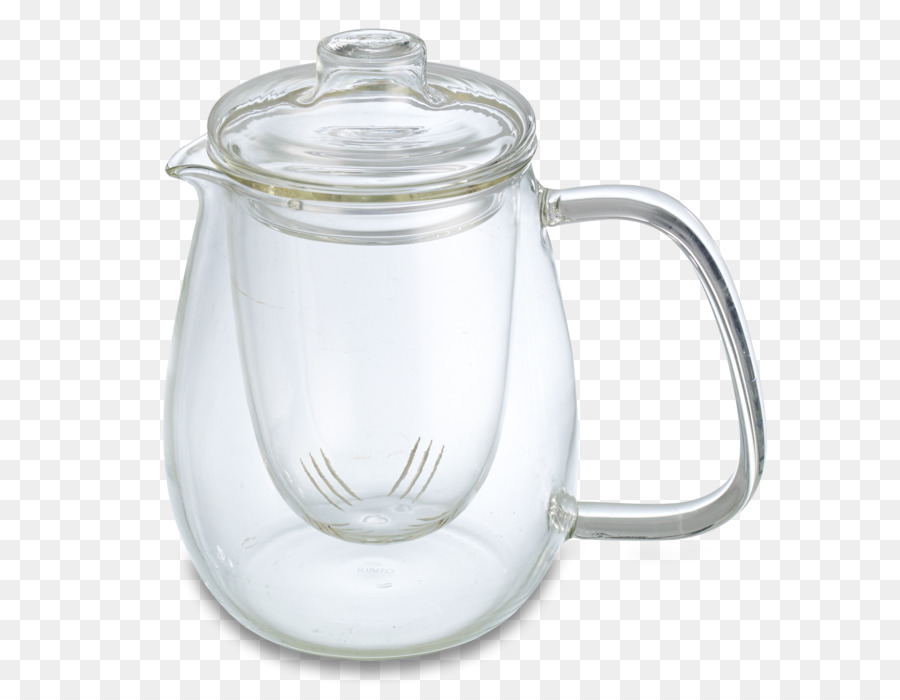 Jug Wasserkocher-Deckel-Glas - hohe Teekanne