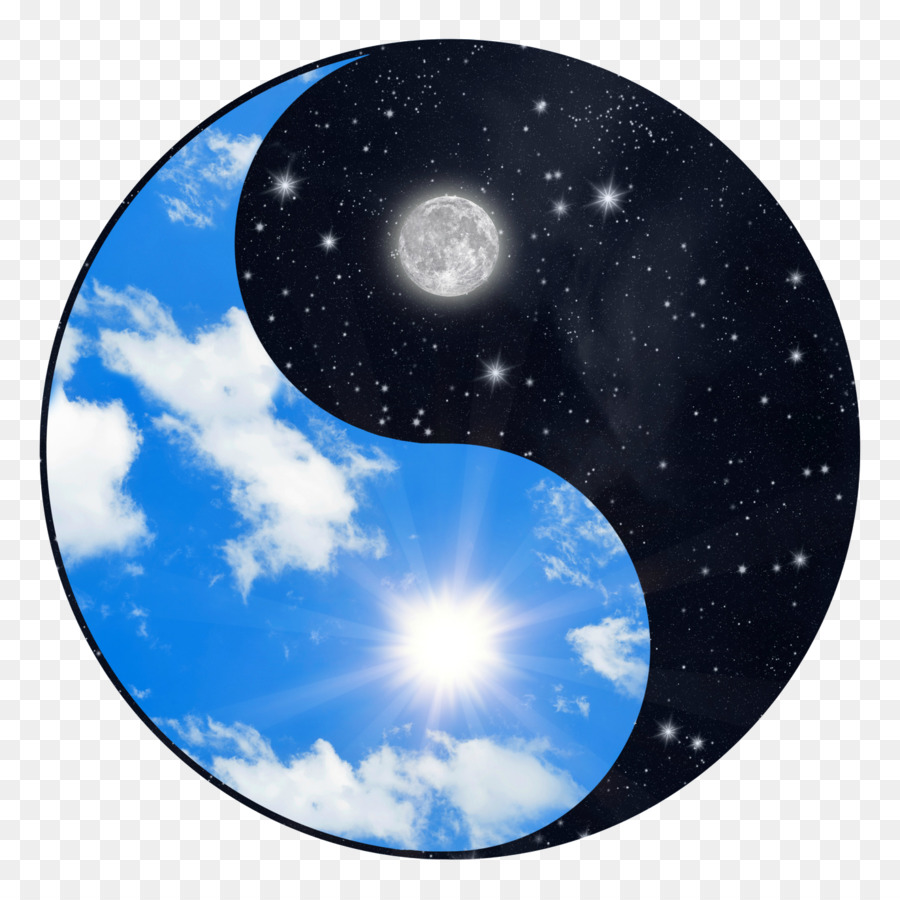Yin und yang Symbol Stock-Fotografie - flache Erde