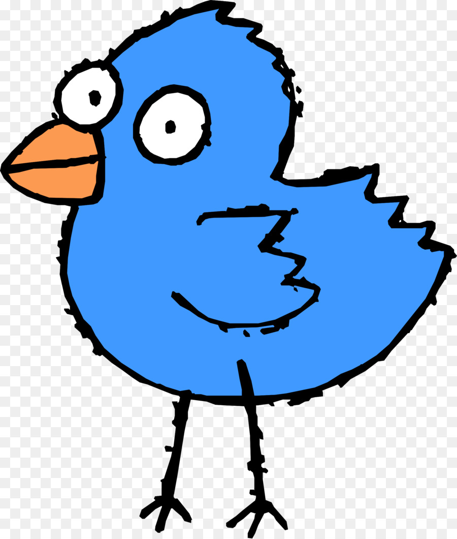 Vogel Schwarz und weiß Zeichnung Cartoon Clip art - twitter Vogel