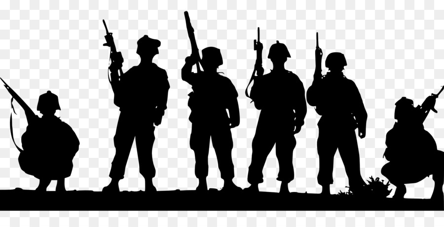 Soldat Army Military Silhouette - erhöhen oder zu vergrößern eine Armee