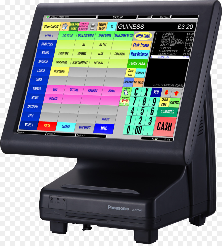 Dispositivo di visualizzazione Punto vendita registratore di Cassa Touchscreen Computer Software - altri