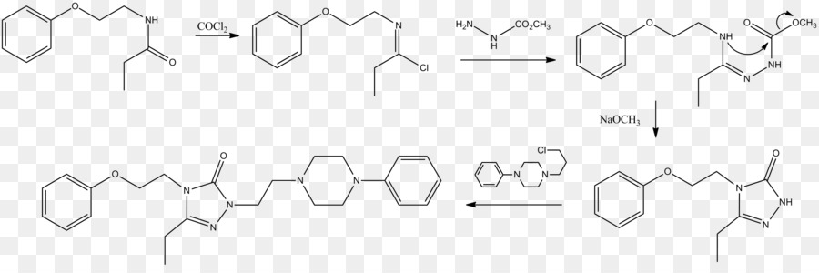 Nefazodone Trazodone Dược phẩm, thuốc Hữu hóa - (tương ứng