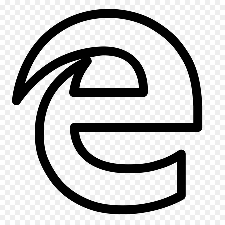 Microsoft Edge Logo, Web-browser - Reduzierung