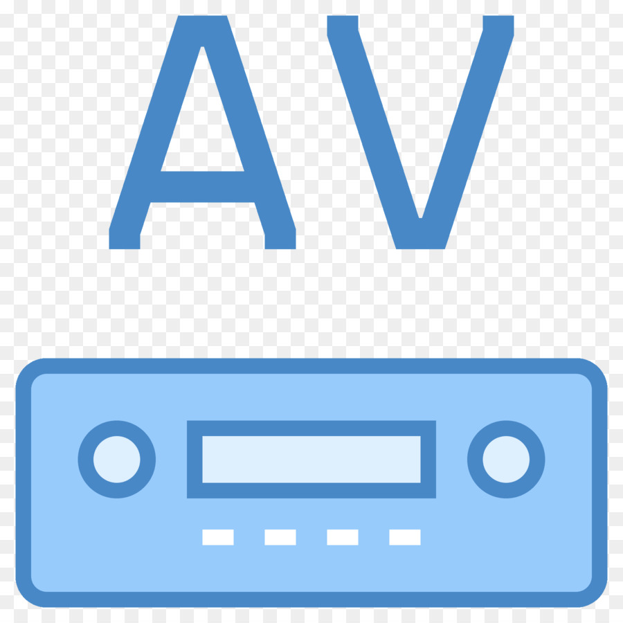 AV-receiver, Computer-Ikonen-Radio-Empfänger Symbol-Schriftart - setzen Sie ein