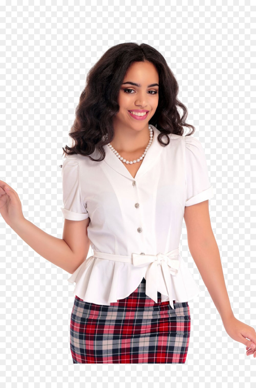 Bluse Vintage Kleidung Kleid Overskirt - Lünette Bluse